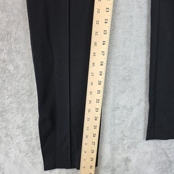 Nic + Zoe Pintuck Slit Leg Trouser Pants Women's Size 4 Black Onyx High Rise - Picture 13 of 16